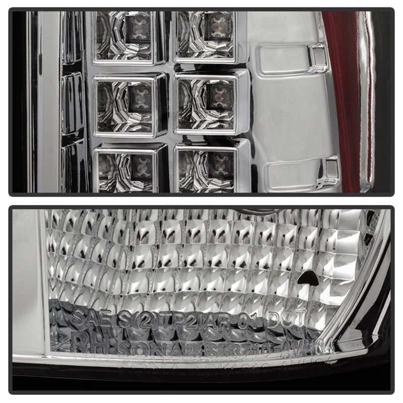 Spyder Chevy Avalanche 02-06 LED Tail Lights Chrome ALT-YD-CAV02-LED-C - Mammoth Racing -