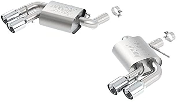 Borla 16 Chevy Camaro 6.2L Atak Rear Section Exhaust w/o Dual Mode Valves - Mammoth Racing -