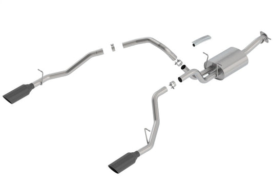 Borla 2019 RAM 1500 5.7L V8 AT 4DR Crew Cab Short Bed Touring SS Catback Exhaust - Black Chrome Tip - My Store