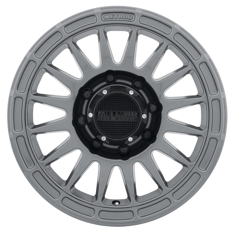 Method Mr314 17x8.5 0mm Offset 8x6.5 130.81mm CB Gloss Titanium Wheel - Mammoth Racing -