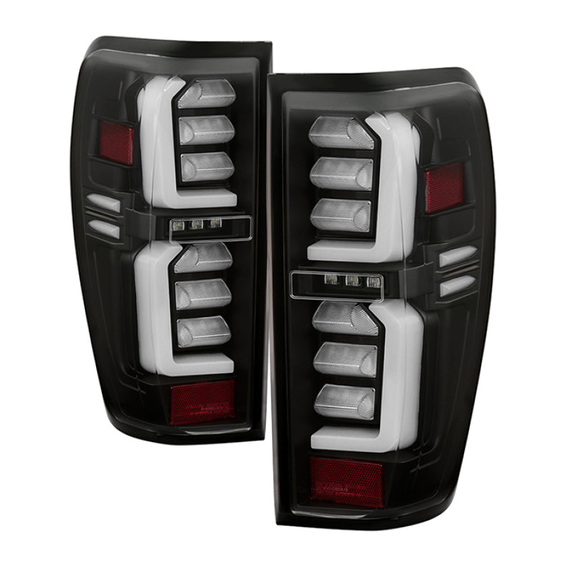 Spyder GMC Sierra 19-20 Incandescent Bulb Model Only LED Tail Lights - Black ALT-YD-GS19-LED-BK - Mammoth Racing -