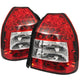 Spyder Honda Civic 96-00 3DR LED Tail Lights Red Clear ALT-YD-HC96-3D-LED-RC - Mammoth Racing -