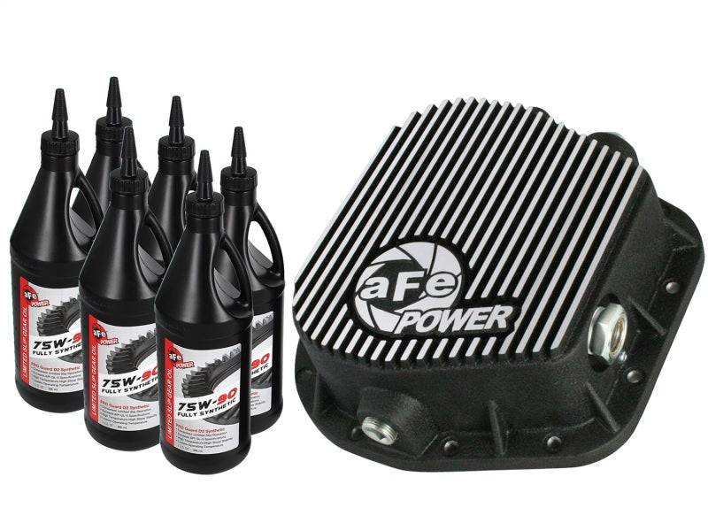 aFe Power Rear Diff Cover (Machined) 12 Bolt 9.75in 97-16 Ford F-150 w/ Gear Oil 4 QT - My Store