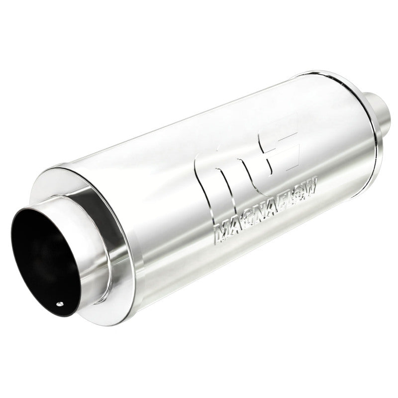 MagnaFlow Muffler W/Tip Mag SS 14x6x6 2.25/4. - Mammoth Racing -