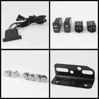 Spyder Toyota FJ Cruiser 07-14 Fog Lights With LED Daytime Running Lights w/swch Blk FL-DRL-TFJ07-BK - Mammoth Racing -