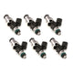 Injector Dynamics Id1050x Injectors (Grey) Adaptor Top (Set of 6) - Mammoth Racing -