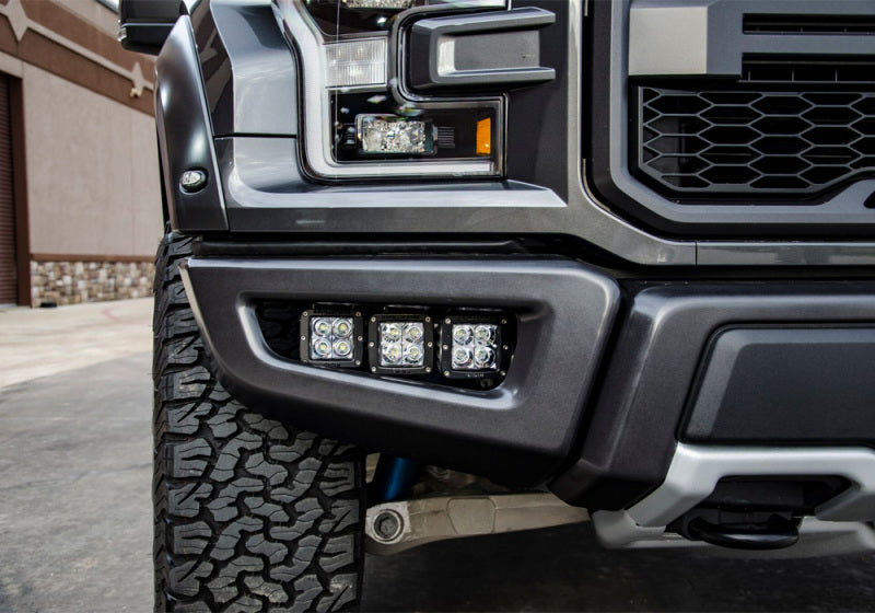 N-Fab LBM Bumper Mounts 2017 Ford Raptor - Tex. Black - Mammoth Racing -