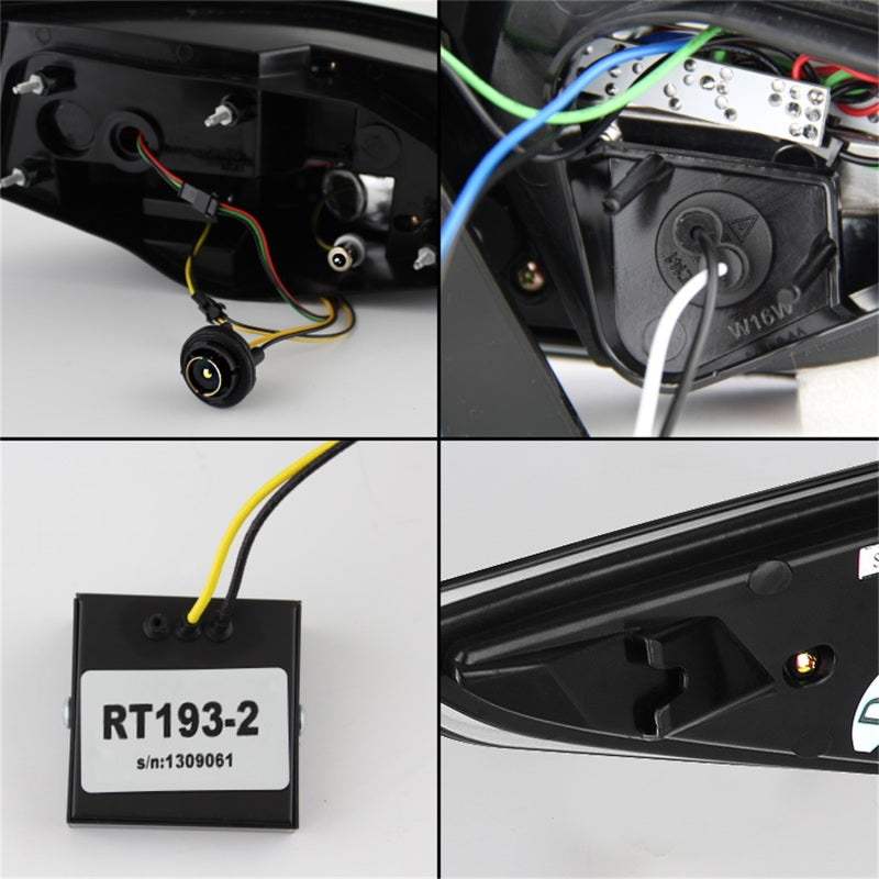 Spyder Hyundai Sonata 11-13 LED Tail Lights Light Bar Black ALT-YD-HYSON11-LED-BK - Mammoth Racing -