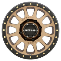 Method Mr305 NV HD 18x9 +18mm Offset 8x6.5 130.81mm CB Method Bronze/Black Street Loc Wheel - Mammoth Racing -