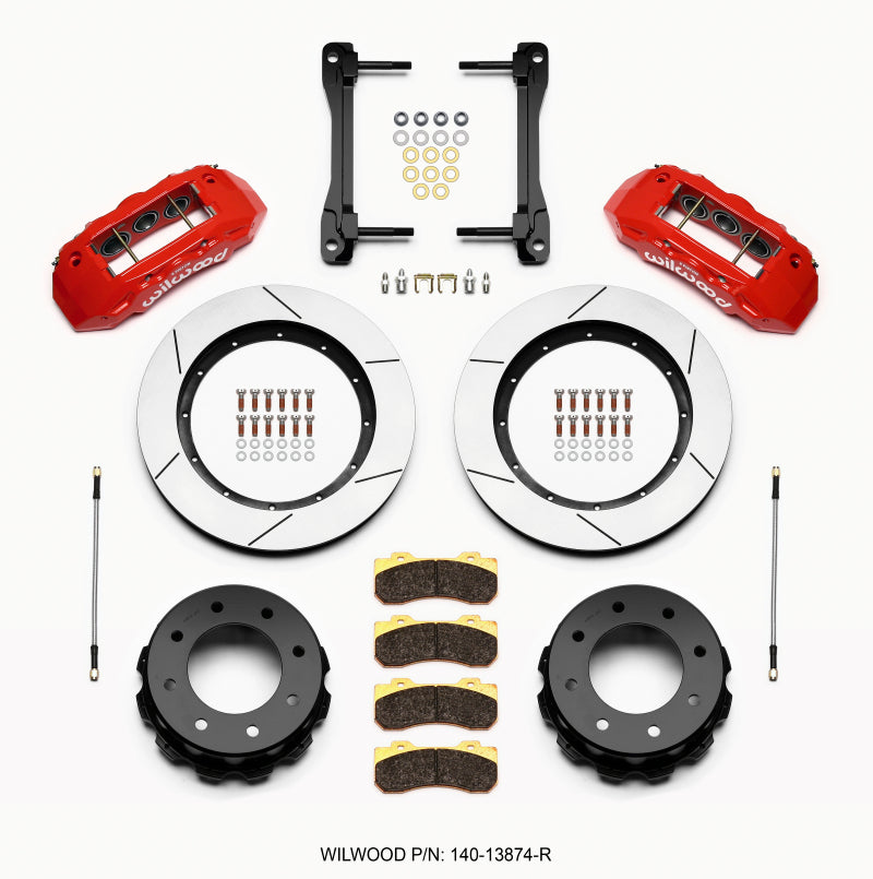 Wilwood Tx6r Rear Kit 15.50in Red 2011-2015 GM Truck/SUV 2500 - My Store