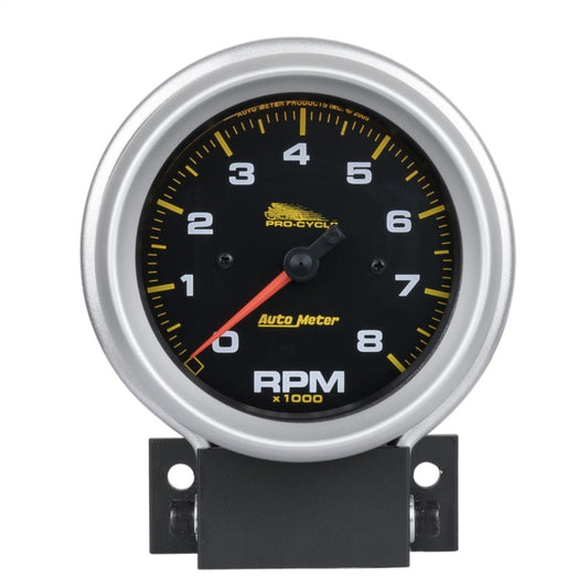 Autometer Pro-Cycle Gauge Tach 3 3/4in 8K Rpm 2 & 4 Cylinder Black Pro-Cycle - My Store