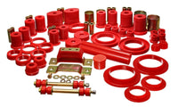 Energy Suspension 94-95 Ford Mustang Red Hyper-flex Master Bushing Set w/ V-8 - Mammoth Racing -