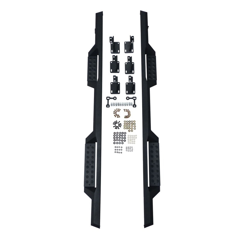 Westin/HDX 99-16 Ford F-250/350/450/550 Super Cab Drop Nerf Step Bars - Textured Black - Mammoth Racing -
