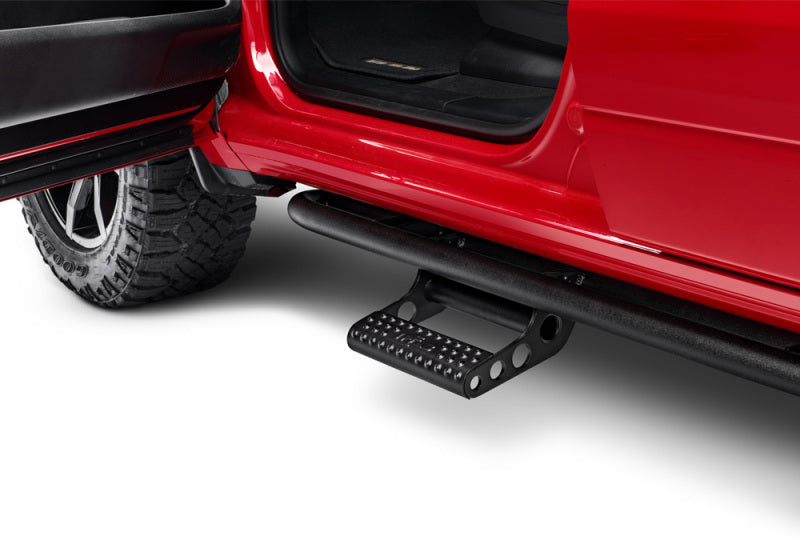 N-Fab RKR Step System 2019 Dodge Ram 1500 Crew Cab All Beds - Tex. Black - Cab Length - 1.75in - Mammoth Racing -