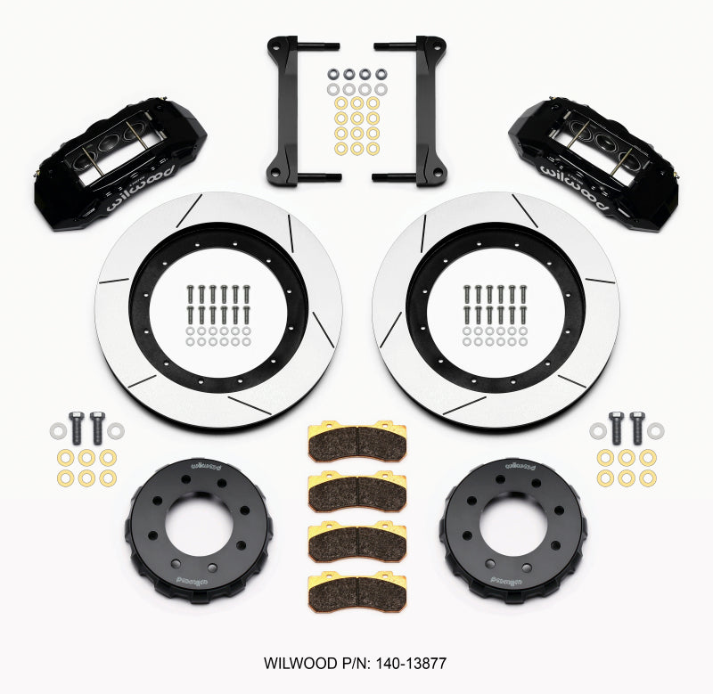 Wilwood Tx6r Front Kit 16.00in Black 1999-2010 GM H2 Truck/SUV 2500 - My Store