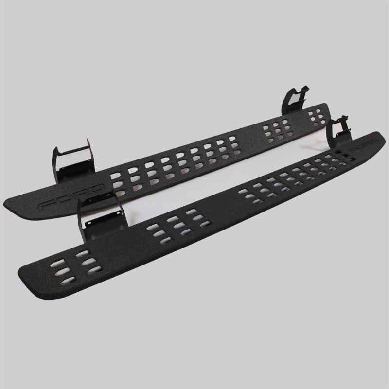 Ford Racing 15-21 Ford F-150 Crew Cab / 17-21 F-Super Duty Crew Cab Rock Slider Steps - Mammoth Racing -