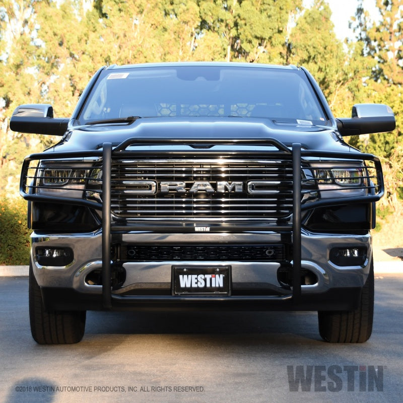 Westin 19-21 Ram 1500 (Excl. 19-21 Ram 1500 Classic)(Excl. Rebel) Sportsman Grille Guard - Black - Mammoth Racing -
