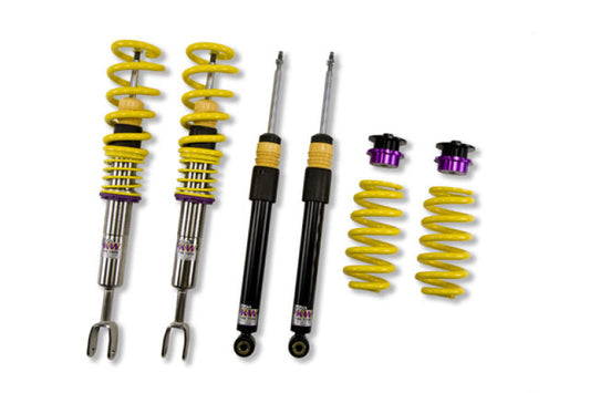 KW Coilover Kit V2 Audi A4 (8E/B6 8H QB6) Avant + Convertible; Quattro; all engines - Mammoth Racing -