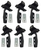 Go Rhino 18-20 Jeep Wrangler JLU Brackets for OE Xtreme Cab Length SideSteps - Mammoth Racing -