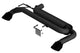 Borla 21-22 Ford Bronco 2.3L 4WD ATAK Axle Back Exhaust w/ Black Coated Tips - Mammoth Racing -