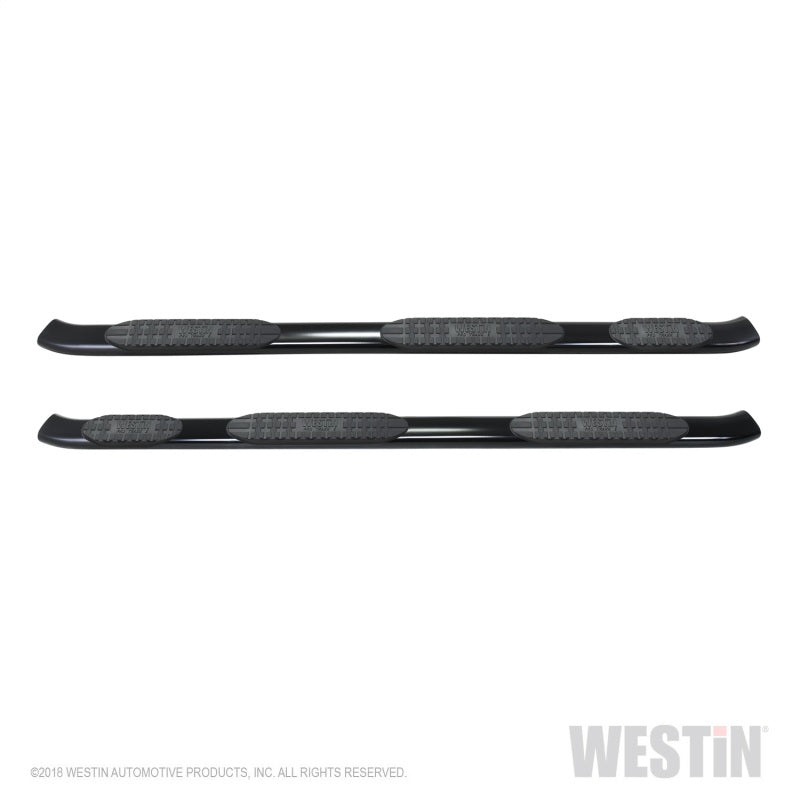 Westin 19-22 RAM 1500 Quad Cab 6.5ft Bed (Excl. Classic) PRO TRAXX 5 Oval W2W Nerf Step Bars - Blk - Mammoth Racing -