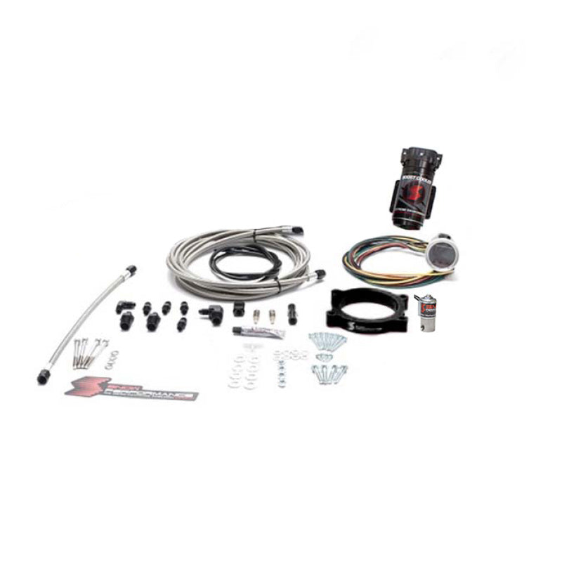 Snow Performance 10-15 Camaro Stg 2 Bst Cooler F/I Water Injection Kit (SS Brded Line/4AN) w/o Tank - My Store