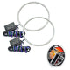 Oracle Jeep Wrangler JL/Gladiator JT LED Surface Mount Headlight Halo Kit - ColorSHIFT - Mammoth Racing -