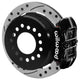 Wilwood Chevy Monte Carlo Forged 4 Piston DynaPro Black Caliper Hp32 VV D&S Rotor - 11.00x0.81 - My Store