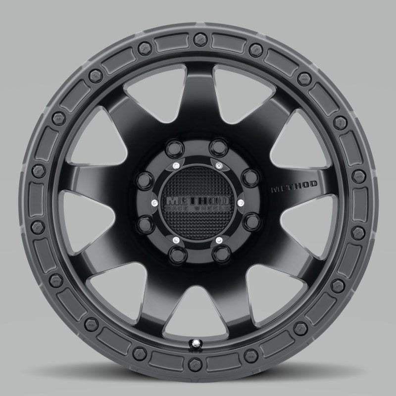 Method Mr317 20x9 +18mm Offset 8x6.5 130.81mm CB Matte Black Wheel - Mammoth Racing -