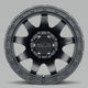 Method Mr317 18x9 +18mm Offset 8x180 130.81mm CB Matte Black Wheel - Mammoth Racing -