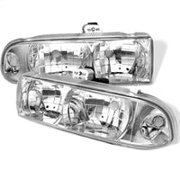 Spyder Chevy S10 98-04/Chevy Blazer 98-05 Crystal Headlights Chrome HD-YD-CS1098-C - Mammoth Racing -