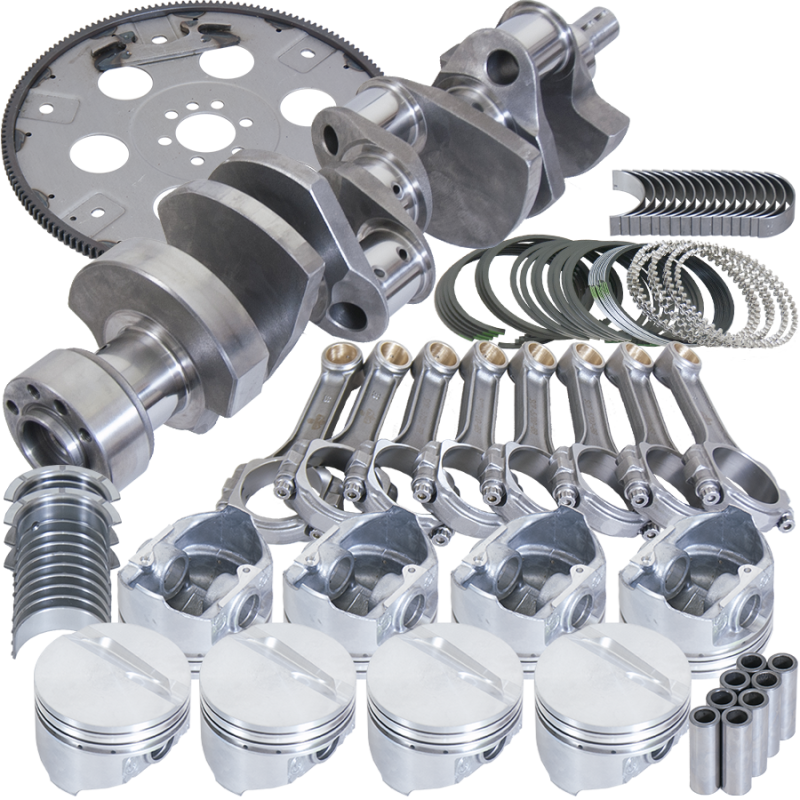 Eagle Chevy LT1 350ci Icon Forged 4032 Pistons 3.75in Stroke 6.000in Rod Len Rotating Assembly - Mammoth Racing -