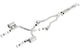 Borla 15-16 Dodge Charger SRT 392 6.4L No Tip Single Split Rear Exit ATAK w/ Valves Exhaust - Mammoth Racing -