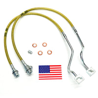 Superlift 99-04 Ford F-250/F-350 w/ 4-8in Lift Kit (Pair) Bullet Proof Brake Hoses - Mammoth Racing -