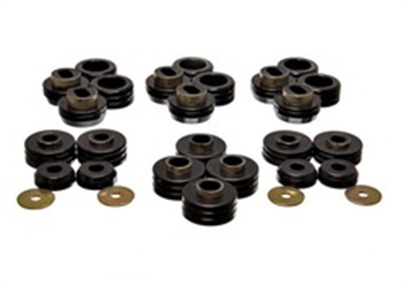 Energy Suspension 81-91 GM Denali XL/Suburban/Yukon XL 2WD/4WD Black Body (Cab) Mount Set - Mammoth Racing -