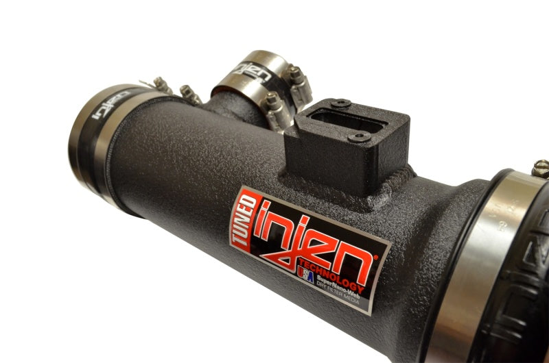 Injen 16-19 Nissan Titan 5.6L Wrinkle Black Power-Flow Air Intake System - Mammoth Racing -