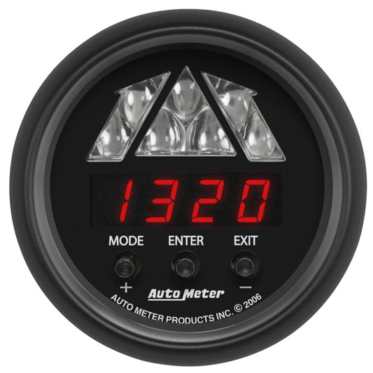Autometer Z-Series 2-1/16in Tachometer Digital 16000 RPM w/ LED Shift Light - My Store