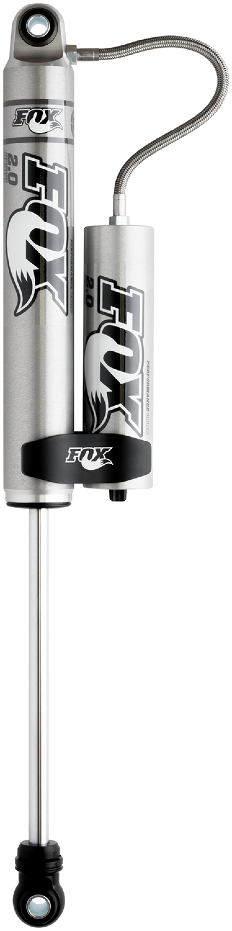 Fox 99+ Chevy HD 2.0 Performance Series 12.1in. Smooth Body Remote Res. Rear Shock / 4-6in. Lift - My Store