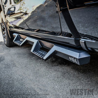 Westin 19-20 Chevrolet Silverado / GMC Sierra 1500 Double Cab HDX Drop Nerf Step Bars - Textured Blk - Mammoth Racing -