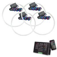 Oracle Jeep Grand Cherokee 05-10 Halo Kit - ColorSHIFT w/ 2.0 Controller - Mammoth Racing -