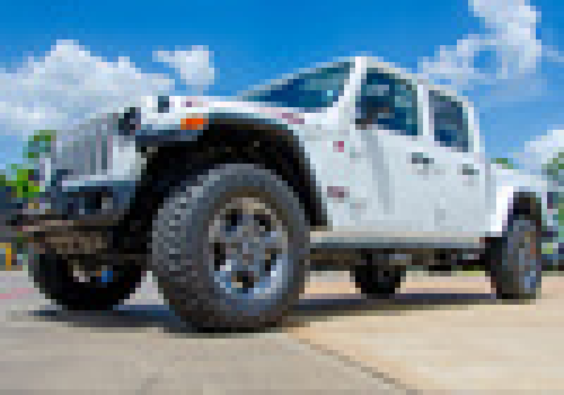 N-Fab RKR Step System 2019 Jeep Wrangler JT 4 Door Truck Full Length - Tex. Black - 1.75in - Mammoth Racing -