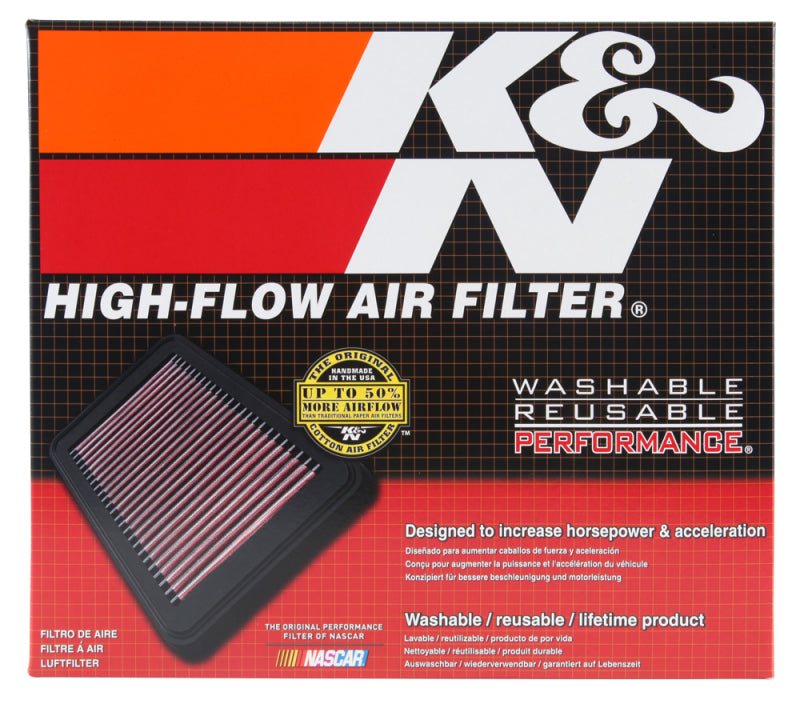 K&N 19 Porsche 911 3.0l H6 F/I Drop In Replacement Air Filter - Mammoth Racing -