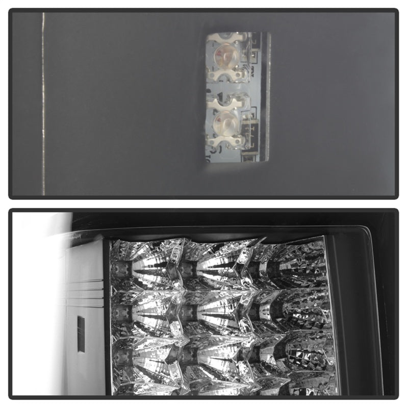 Spyder Jeep Grand Cherokee 07-10 LED Tail Lights Black ALT-YD-JGC07-LED-BK - Mammoth Racing -