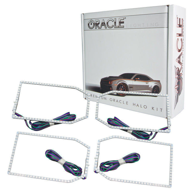 Oracle Chevy Silverado 14-15 Halo Kit Non-Projector Style - ColorSHIFT w/ Simple Controller - Mammoth Racing -