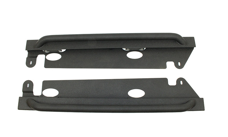 Fishbone Offroad 07-18 Jeep Wrangler JK 2 Door Rubicon Steel Rock Slider - Black Textured Powdercoat - Mammoth Racing -