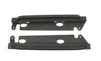 Fishbone Offroad 07-18 Jeep Wrangler JK 2 Door Rubicon Steel Rock Slider - Black Textured Powdercoat - Mammoth Racing -