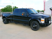 N-Fab Nerf Step 99-16 Ford F-250/350 Super Duty Crew Cab 8ft Bed - Gloss Black - Bed Access - 3in - Mammoth Racing -