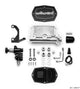Wilwood Compact Tandem M/C - 1in Bore - w/Bracket and Valve - Ball Burnished - My Store