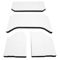 DEI 11-18 Jeep Wrangler JK 4-Door Headliner White 4 Piece - Mammoth Racing -