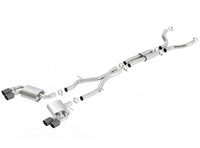 Borla 16-17 Chevy Camaro 6.2L 4in Dual CF Tips w/Black Core Dual Split Exit ATAK Catback Exhaust - My Store